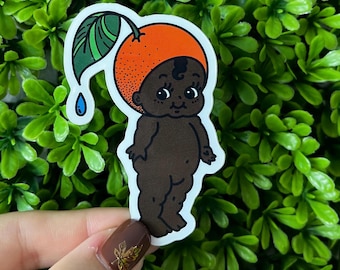 Pegatina para bebé Kewpie de cítricos 2.0