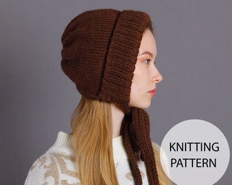 Women’s elegant adult bonnet pattern