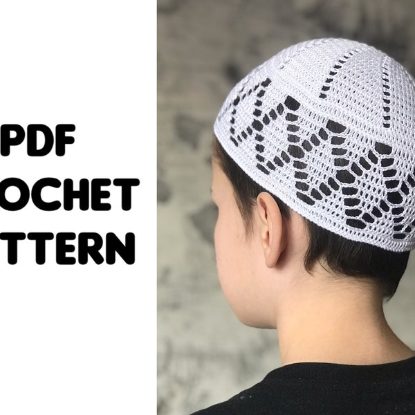 Islam hat cotton crochet pdf pattern