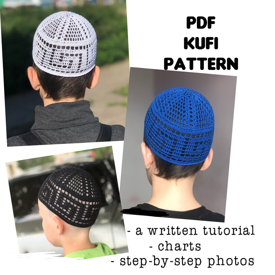 Cotton Skull Cap Kufi Pdf Printable Pattern - Etsy