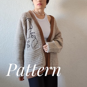 Crochet vest pattern, PDF  pattern