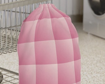 3D Pink Laundry Bag - College Laundry Bag - Laundry Hamper - Laundry Basket - Decor Home Gift - Housewarming Gift