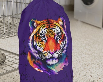 Louisiana State University Laundry Bag - LSU - Laundry Hamper - Laundry Basket - Decor Home Gift - Housewarming Gift