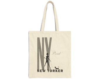 Proud New Yorker Tote Bag, New Yorker, New Yorker Tote, Nature Lover, Plastic Free, Environment Friendly