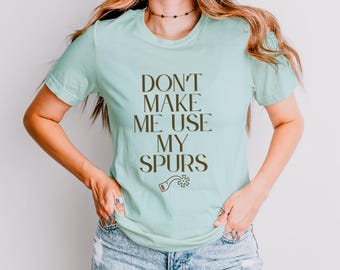 Western Reiter Shirt Pferde Liebhaber Geschenk Reiten sarkastisches Tee Trainer Geschenk Freches Pferd Mädchen T-shirt Pferde zeigen Ausrüstung Scheunenmutter