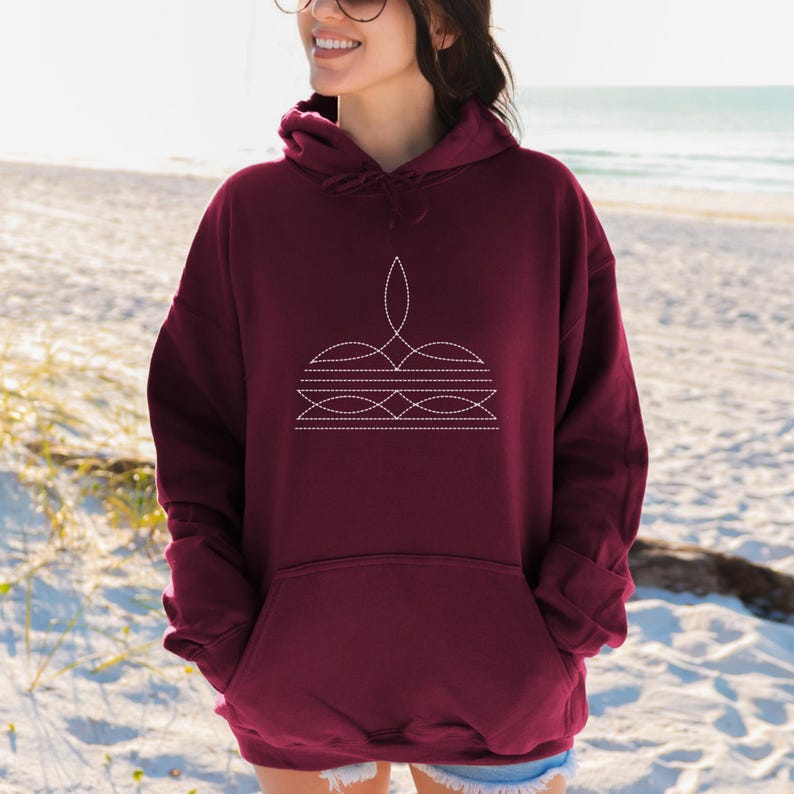 Hoodie Unisex Cowboy Gift Cowgirl Cozy Horse Lover