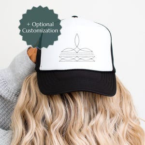 Personalisierte Western gestickte Boot Stitch Hut Reiter Trucker Hut Benutzerdefinierte Western Geschenk Pferd Mädchen gestickte Hut Reitkappe