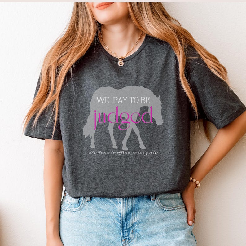 Gift Horse Girl Graphic Tee Horse Show Mom Gift Horse Trainer