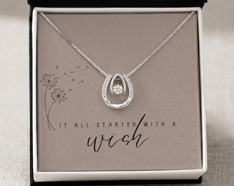 Horse Girl Necklace Minimalist Jewelry Equestrian Good Luck Necklace Barn Friend Gift Woman Lucky Horseshoe Necklace Jewelry New Horse Gift