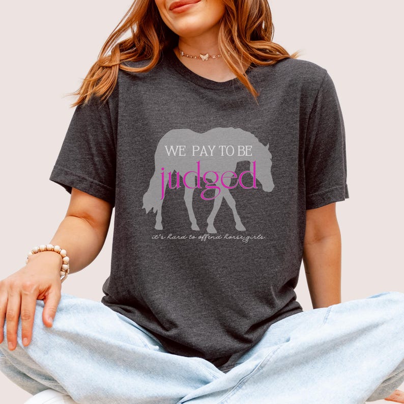 Graphic Tee Horse Show Mom Gift Horse Trainer Show Clothes