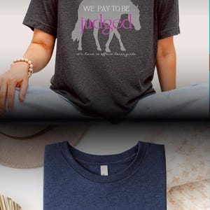 Shirt paardenshow grappig paardensport cadeau paard meisje grafische T-shirt paardenshow moeder cadeau paard trainer show kleding Sassy ruiter T-shirt afbeelding 12