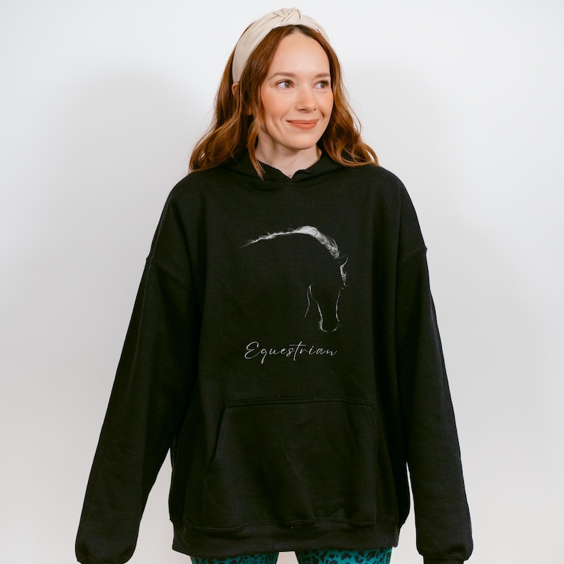 Pretty Dressage Horse Sweatshirt Equestrian Hoodie
