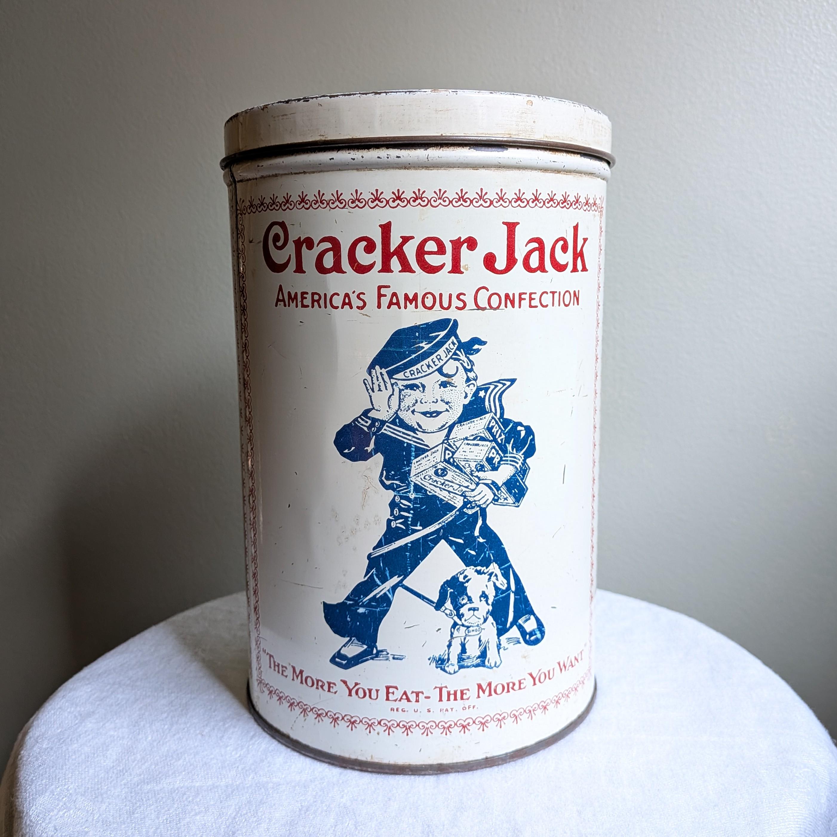 ティン缶 3個セット バズーカ・クラッカージャック・トンカ アンティーク Cracker Jack Tin - Etsy