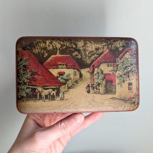 Vintage Blue Bird Toffee tin box