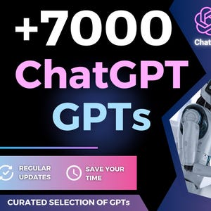 7000+ Premium GPTs: Save Time and Boost Your Projects | Instant Access | Gen AI Resource Kit | AI Tools | Passive Income AI Tools | Digital