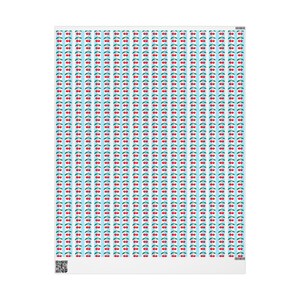 Cherry Print Gift Wrap, Festive Present Paper, 90gsm Fine Art Paper image 2