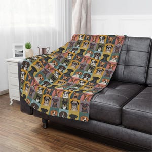 Doggos Galore Microfiber Blanket, Dog Lover, Canine Blanket, Cute Puppies Blanket, Canine Theme Decor Gift, Dog Theme Throw