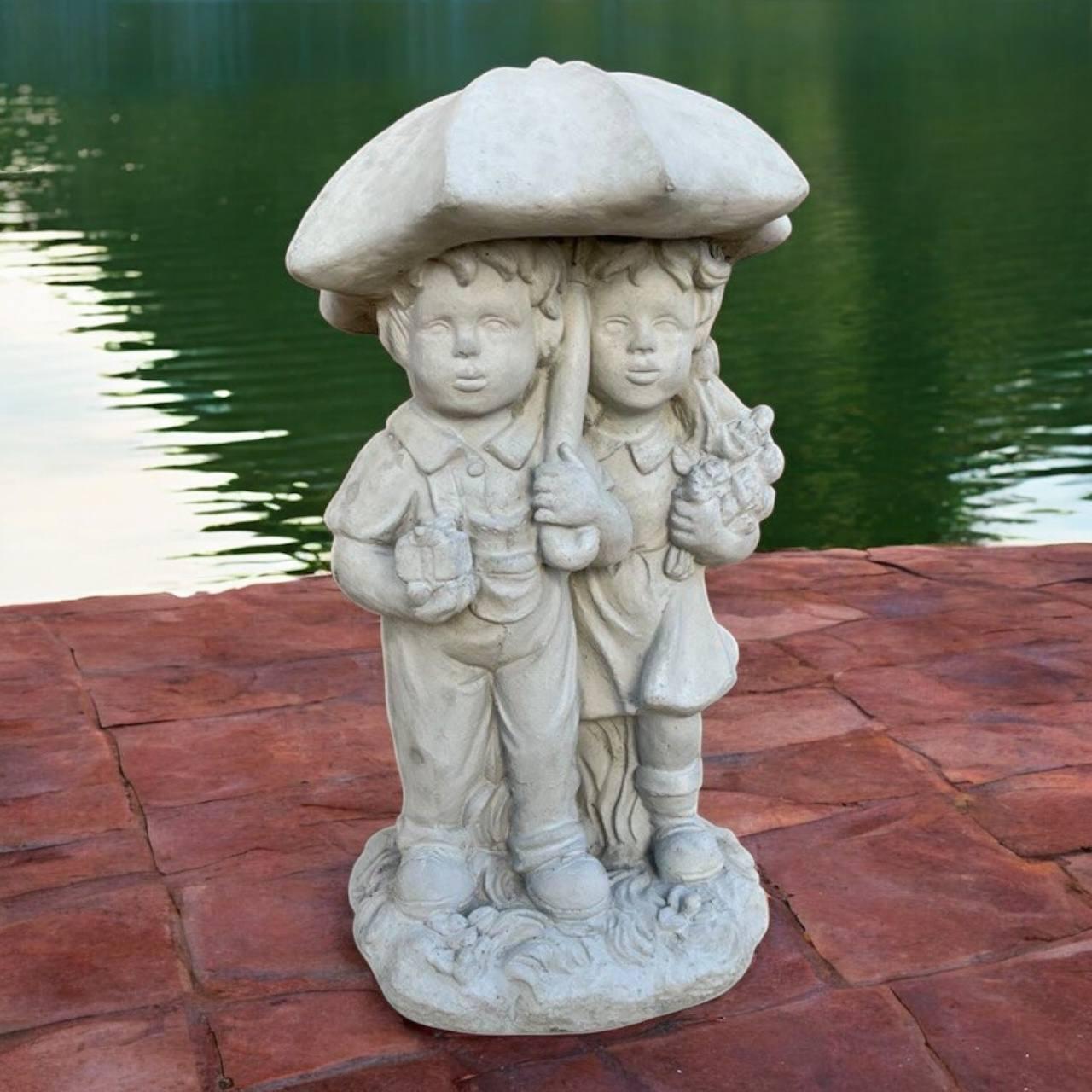 Boy Umbrella Statue - Etsy