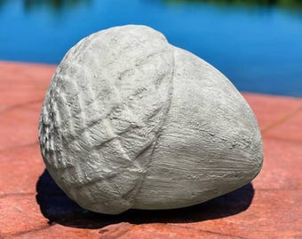 Detailed acorn figure Porch nut sculpture Acorn figurine Garden statue Outdoor decoration Made in USA