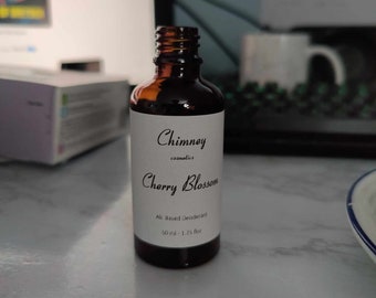 Déodorant à base d'alcool Chimney Cosmetics : parfum fleur de cerisier 50 ml sans aluminium