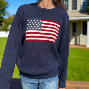 [0] USA Flag Embroidered Knitted Beanie