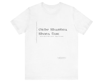 Camiseta irlandesa de Halloween Ogham: diseño celta antiguo
