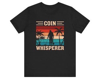 コインウィスパラーTシャツ：金属探知トレジャーハンターTシャツ