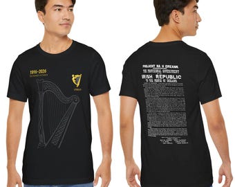Camiseta del Levantamiento de Pascua: Proclamación de la República de Irlanda de 1916