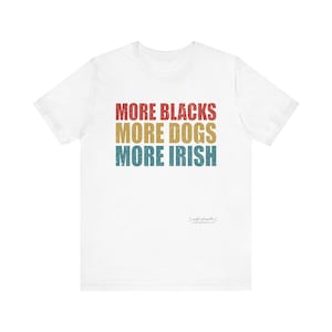 Camiseta antirracista del orgullo irlandés, camiseta con mensaje histórico imagen 1