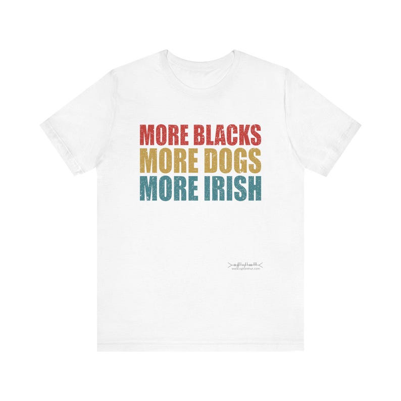 Camiseta antirracista del orgullo irlandés, camiseta con mensaje histórico imagen 1
