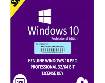 Clé de licence Windows 10 Professionnel 32 bits 64 bits