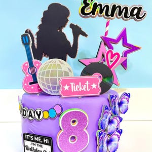 Swiftie Inspired Cake Topper