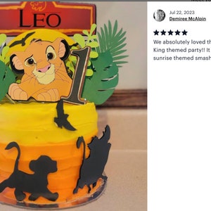 Lion King Cake Topper - Lion King Cake Decor - Lion King Cake Decoration - Lion King Party - Lion King Baby Shower - Lion King Birthday