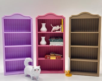Mini Brands Bookshelf, 3D Printed Display Shelf, Mini Books Display, Miniature Shelf, Collectible Storage, Mini Books Collection Holder