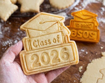 Foremka do ciastek z wbudowaną rączką dla absolwentów rocznika 2026 | Druk 3D z PLA