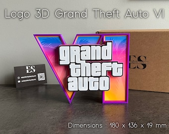 Logo 3D Grand Theft Auto VI