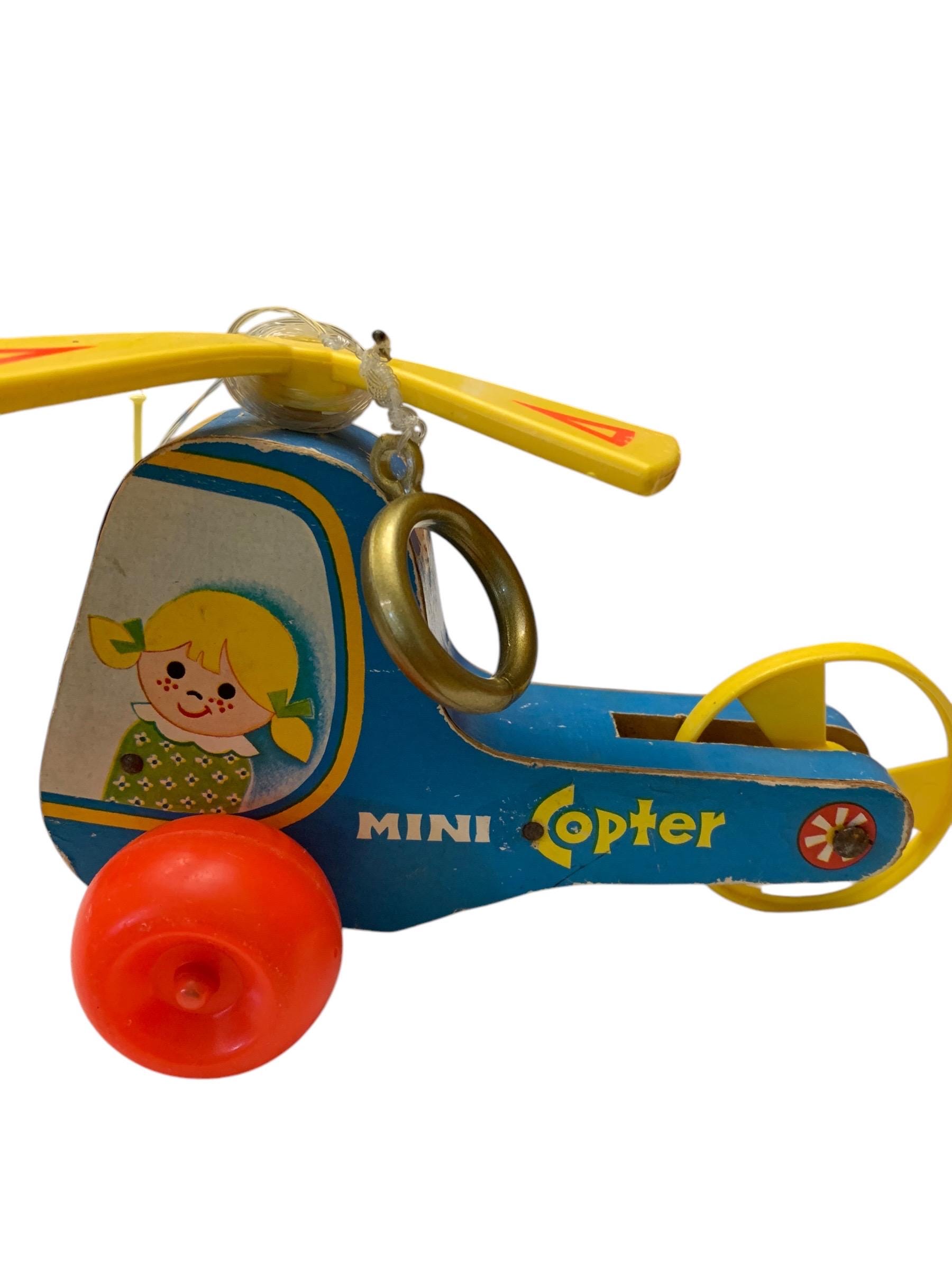 vintage Fisher price ハッピーリトルヘリコプター vintage Fisher price ハッピーリトルヘリコプター vintage