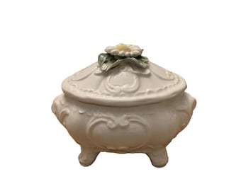Capodimonte Footed Trinket dish