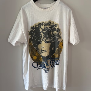 Camiseta de la gira de Tina Turner y Cyndi Lauper de 1997