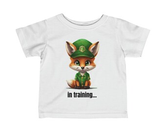 in training baby Fox Shirt