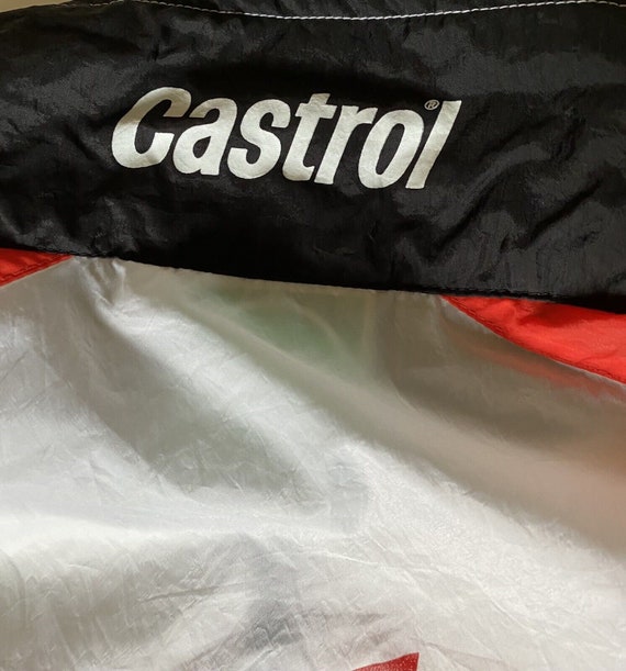 VTG Castrol GTX Drag Racing Mens XL Full Zip Ligh… - image 10