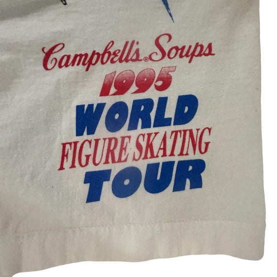 Vtg Campbells Soups T-Shirt White 1995 World Figu… - image 10