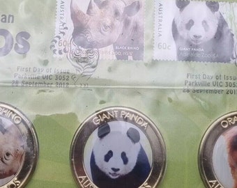 PNC Australia 2012 Australische Zoos 3 Medaillons Limited Edition 7500
