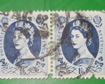Großbritannien gebrauchte Briefmarke im Paar Sc308