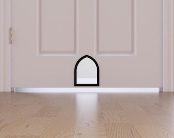 Custom Archway Complete Pet Porthole - Metric Cat Dog Door, Size & Colour Options (PLA)