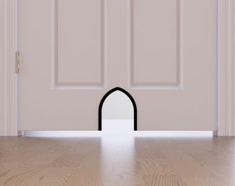 Custom Archway Pet Porthole - Metric Cat Dog Door, Size & Colour Options (PLA)
