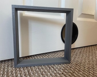 Square / Rect - Pet Porthole - Metric version - Customizable size and colour [Cat - Dog - Pet / Hole door/ Passage door / Entryway]