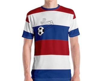 Camiseta unissex da tripulação da bandeira holandesa, futebol voetbal holandês, cadeau holandês, presente para holandês, Nederlandse vlag, camiseta holandesa, Holanda