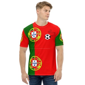Portugal flag crew neck unisex T-shirt, Portuguese futebol soccer, presente bandeira português, Portuguese gift, bandeira camiseta Portugal