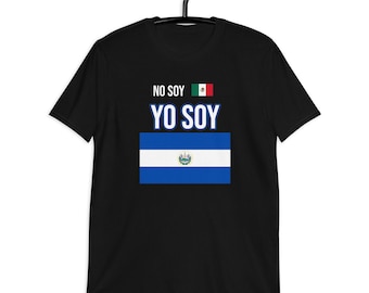 El Salvador T, Yo Soy El Salvador 100% Cotton Unisex T-Shirt, Salvadoran-American gift, El Salvador flag, regalo salvadoreño